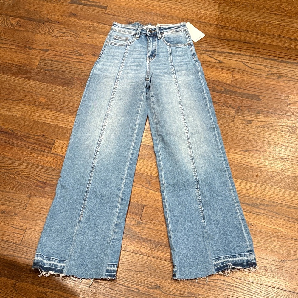 Flying Monkey | Women's Blue Wide-Leg Jeans